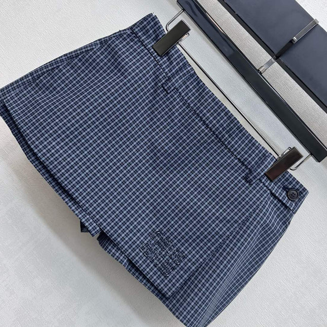 MIUMIU 26S MINI PLAID SKORT 894