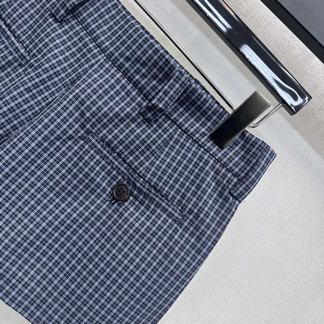 MIUMIU 26S MINI PLAID SKORT 894