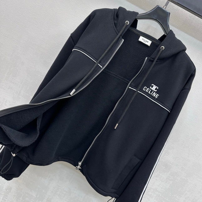 CELINE 26S HOODED JACKET AND SHORTS SET 126