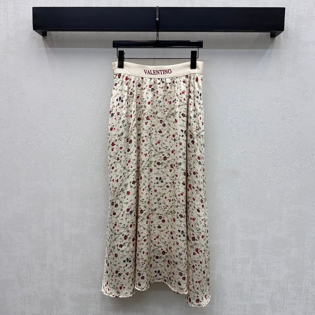 VALENTINO 26S PLEATED MIDI SKIRT 196