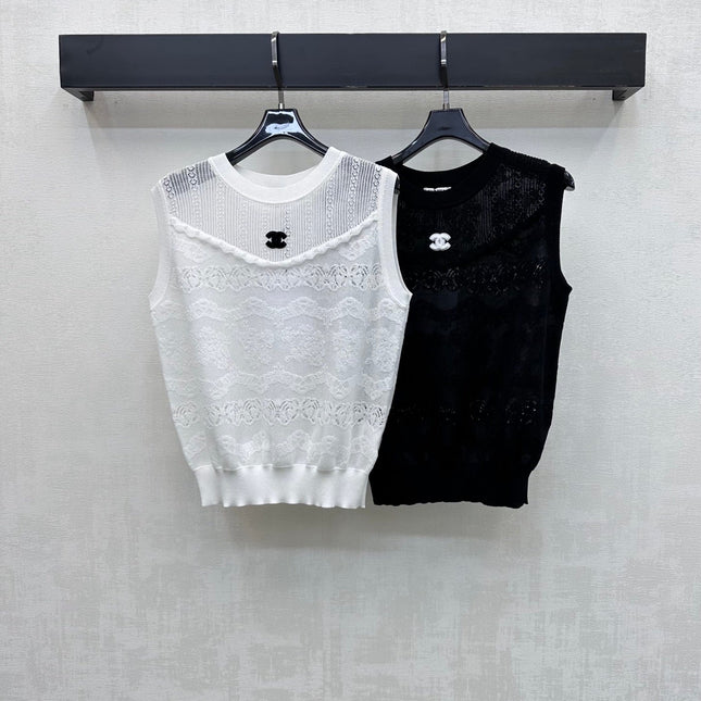 CHANEL 26S SLEEVELESS SWEATER STYLE 1063