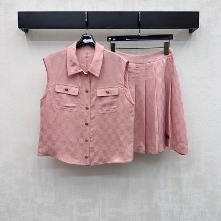LV 26S TOP AND SKIRT SET STYLE 216