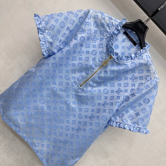 LV 26S SHORT-SLEEVE ZIP-UP SHIRT STYLE 201