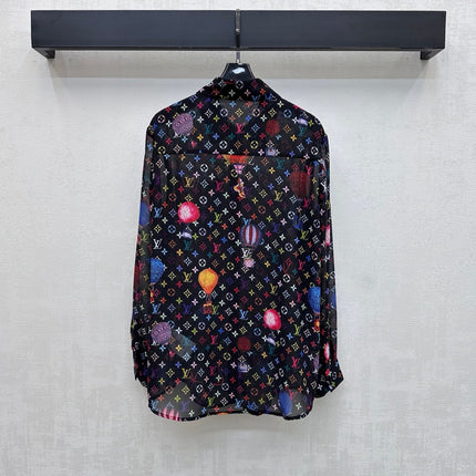 LV 26S PATTERNED LONG-SLEEVE SHIRT STYLE 182