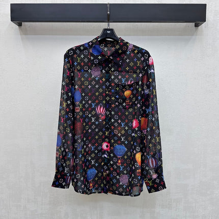 LV 26S PATTERNED LONG-SLEEVE SHIRT STYLE 182