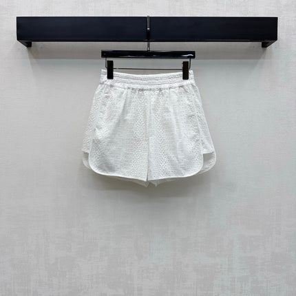 FENDI 26S SHIRT AND LACE SHORTS SET 366