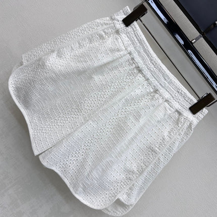 FENDI 26S SHIRT AND LACE SHORTS SET 366