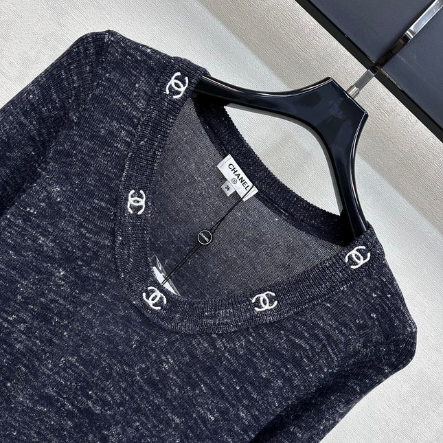 CHANEL 26S LONG-SLEEVE KNIT TOP 1381