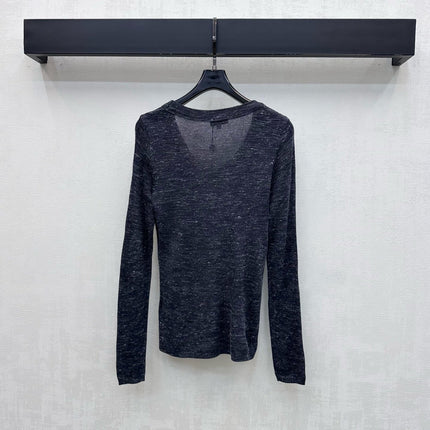 CHANEL 26S LONG-SLEEVE KNIT TOP 1381