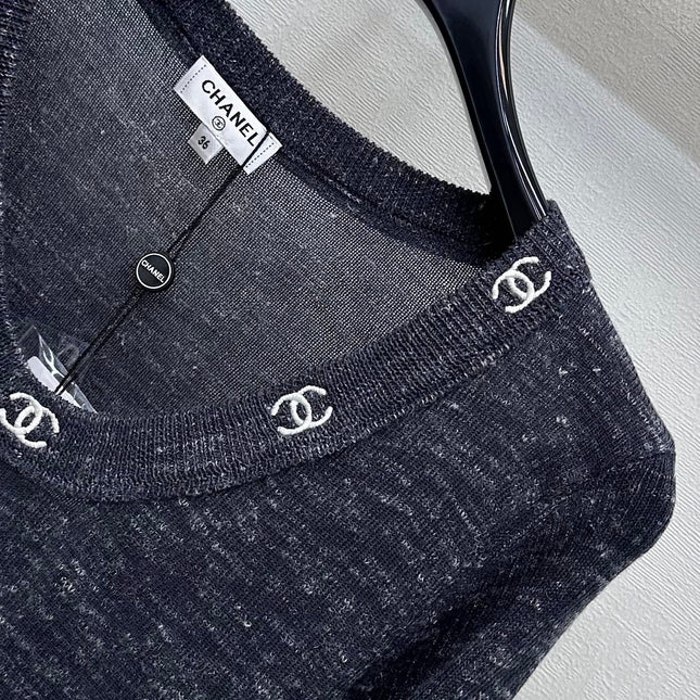 CHANEL 26S LONG-SLEEVE KNIT TOP 1381