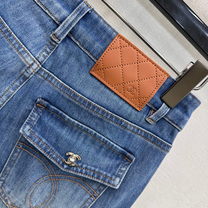 CHANEL 26S FLARED JEANS 1380