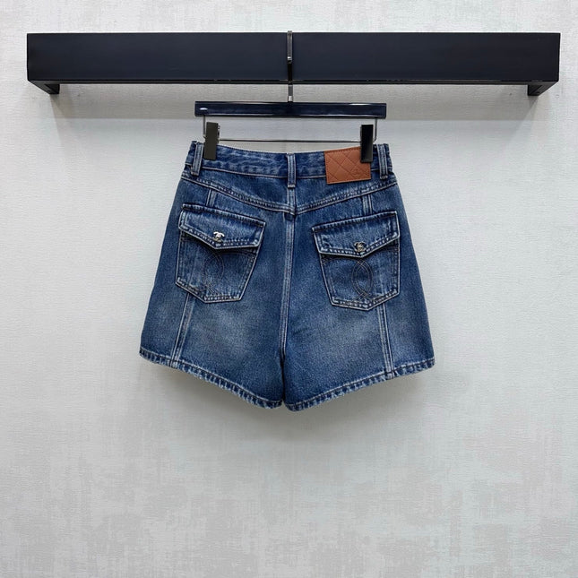 CHANEL 26S DENIM SHORTS 1379