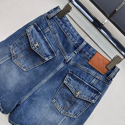 CHANEL 26S DENIM SHORTS 1379