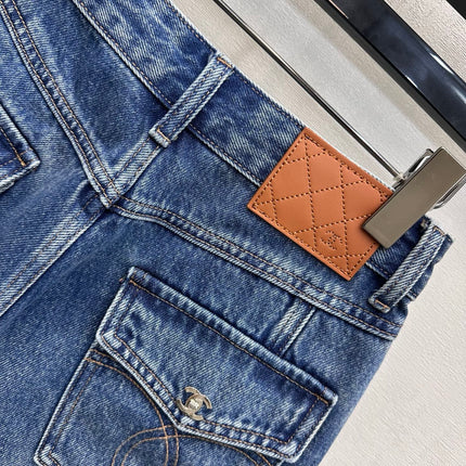 CHANEL 26S DENIM SHORTS 1379