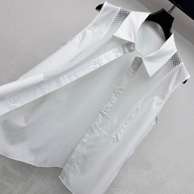 DIOR 26S SLEEVELESS BIB SHIRT 1333