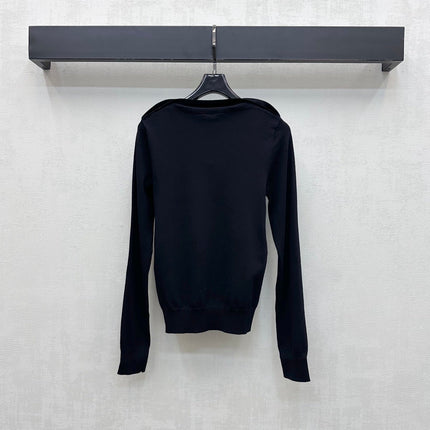 LOEWE 26S OFF-SHOULDER KNIT TOP 702