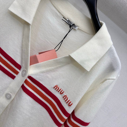 MIUMIU 26S COLLARED CARDIGAN 1510