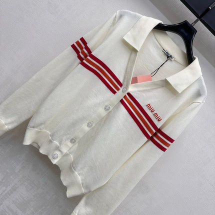 MIUMIU 26S COLLARED CARDIGAN 1510