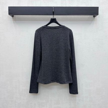 LOEWE 26S LONG-SLEEVE V-NECK T-SHIRT 657