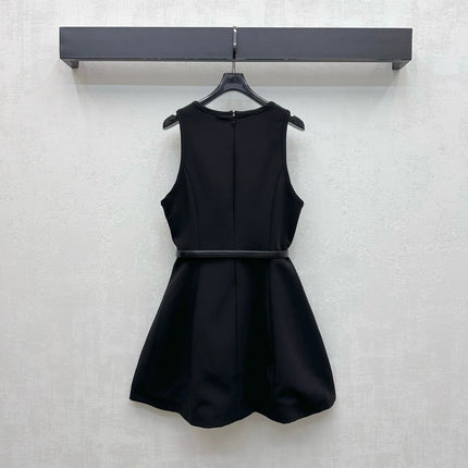 CELINE 26S SLEEVELESS FLARED MINI DRESS 556
