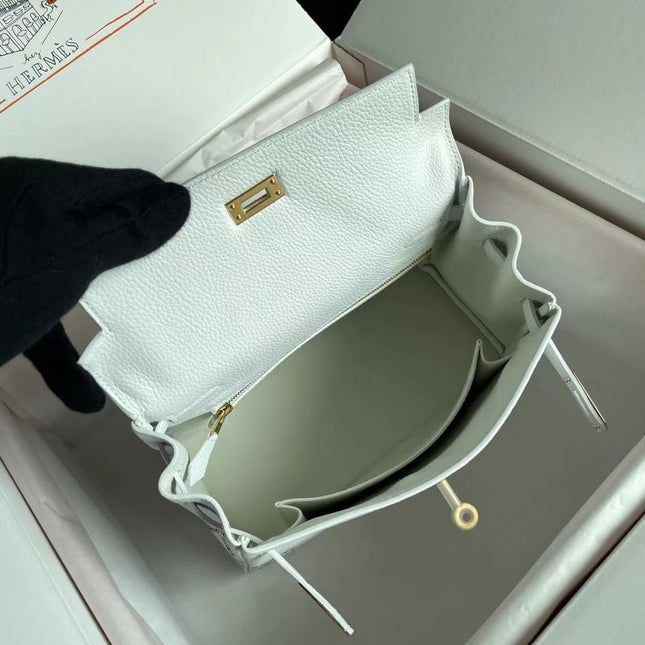 BIRKIN 25 BAG IN WHITE CALFSKIN WITH COLORFUL STICKER 228763