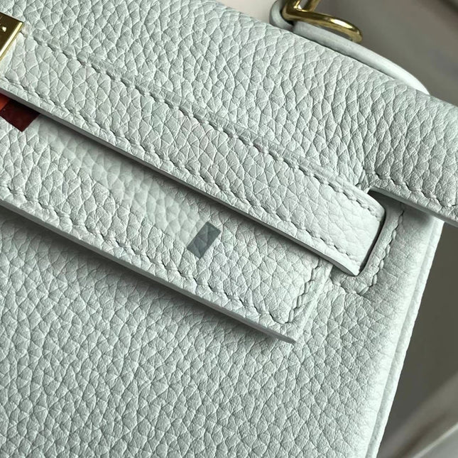 BIRKIN 25 BAG IN WHITE CALFSKIN WITH COLORFUL STICKER