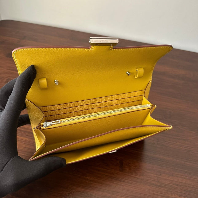 CONSTANCE TO GO 20.5 YELLOW EPSOM SILVER HARDWARE