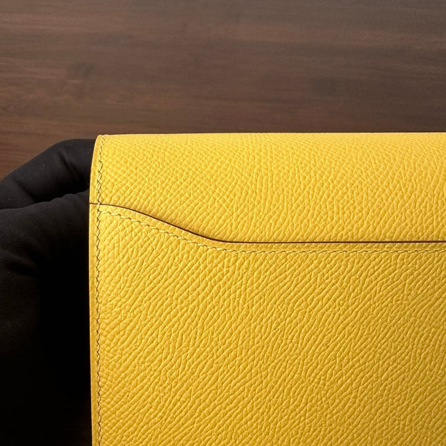CONSTANCE TO GO 20.5 YELLOW EPSOM SILVER HARDWARE