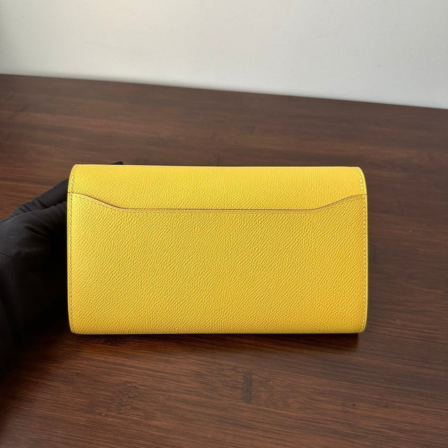 CONSTANCE TO GO 20.5 YELLOW EPSOM SILVER HARDWARE