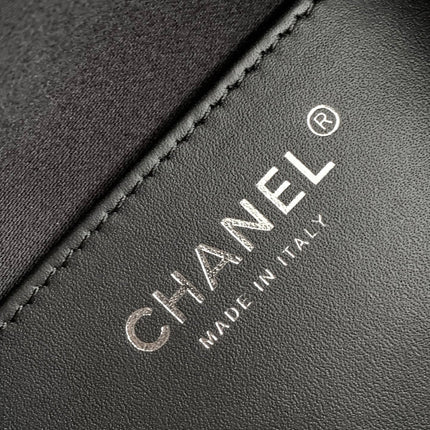 CHANEL 25S HOBO BAG 22 IN BLACK CAVIAR LEATHER STYLE 1