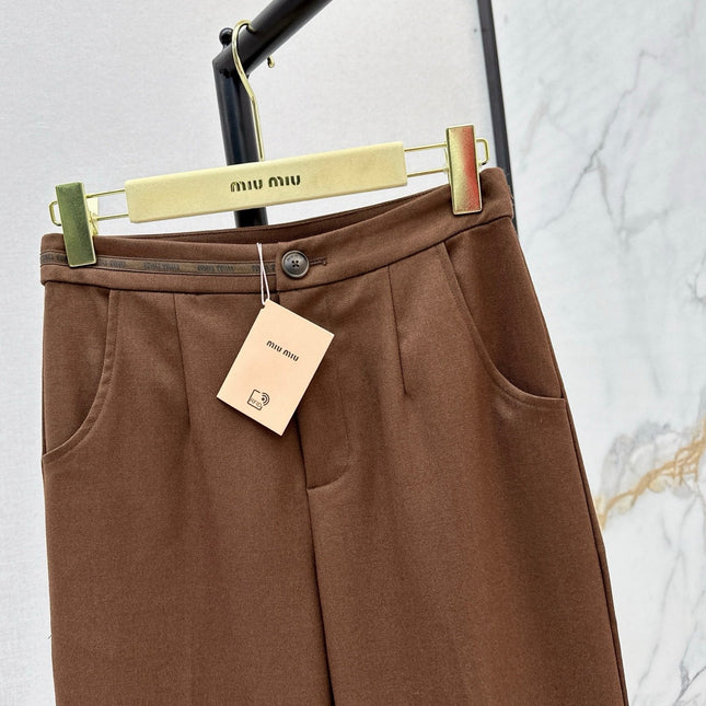 MIUMIU 26S WIDE LEG PANTS 954
