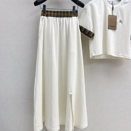 BURBERRY 26S TOP AND SKIRT SET 422