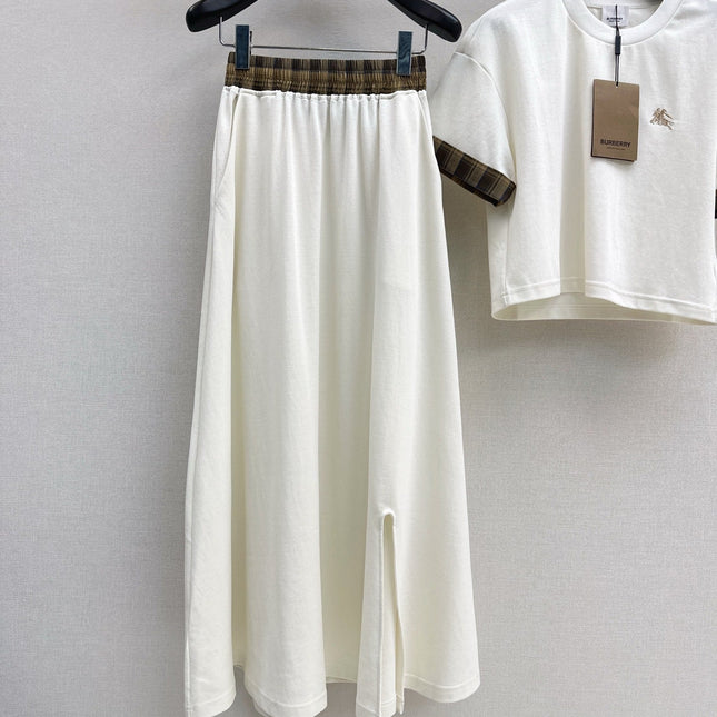 BURBERRY 26S TOP AND SKIRT SET 422