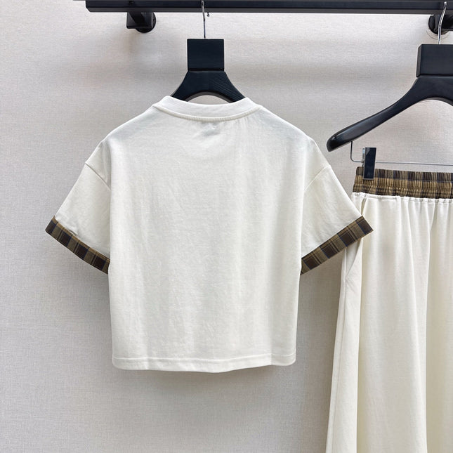 BURBERRY 26S TOP AND SKIRT SET 422