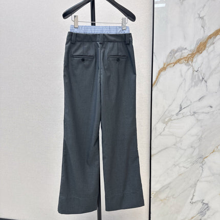 MIUMIU 26S STRAIGHT LEG PANTS 976