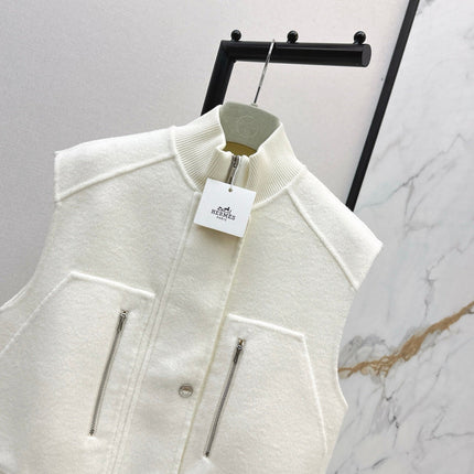 HERMES 25S SLEEVELESS JACKET 526962