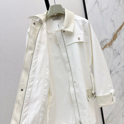 HERMES 25S LONG WINDJACKET 99430