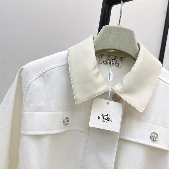 HERMES 25S LONG WINDJACKET 99430