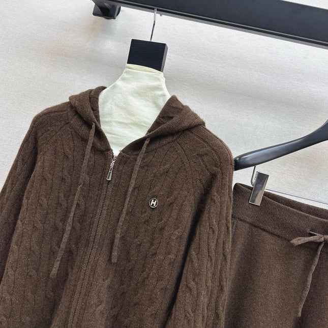 HERMES 25S OVERSIZED WOOL SUIT 025