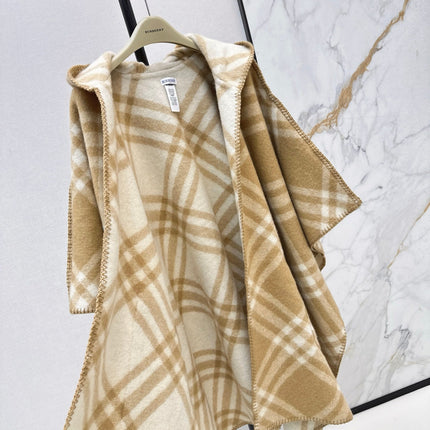BURBERRY 25S REVERSIBLE CASHMERE CAPE 0045