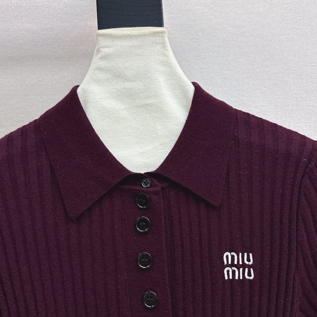 MIUMIU POLO SWEATER STYLE 829