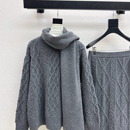MAX MARA 25S KNIT SKIRT SET 092