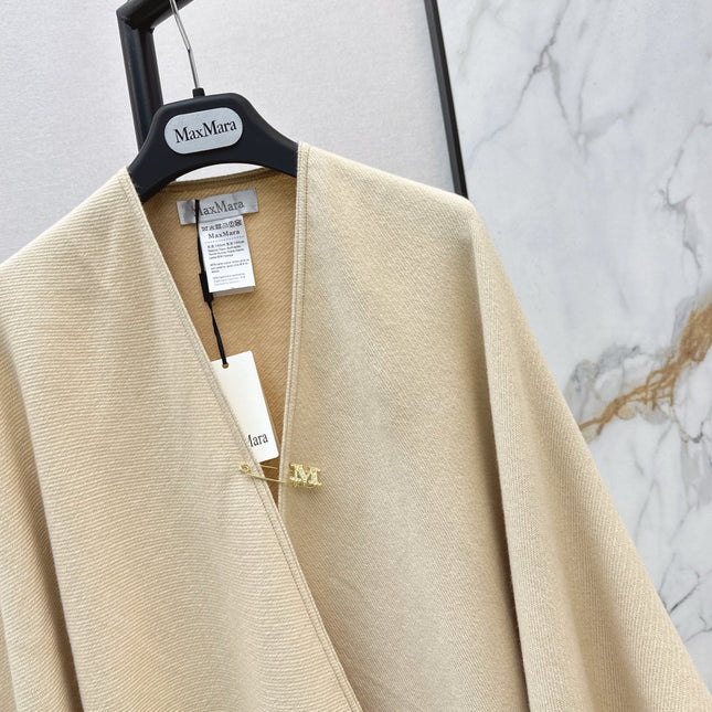 MAX MARA 25S JACQUARD CAPE COAT 008