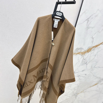 MAX MARA 25S JACQUARD CAPE COAT 009