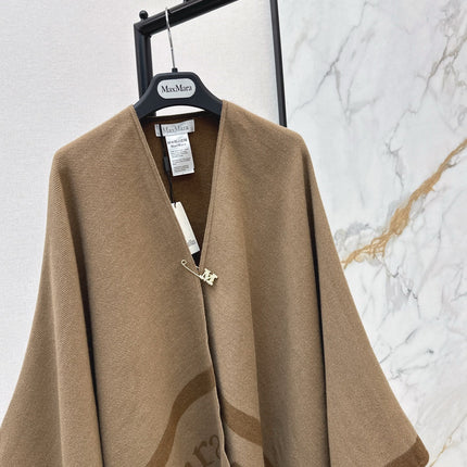 MAX MARA 25S JACQUARD CAPE COAT 009