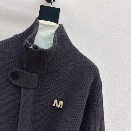 MAX MARA 25S STAND COLLAR CARDIGAN COAT 036