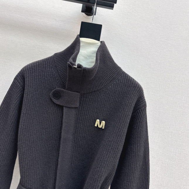 MAX MARA 25S STAND COLLAR CARDIGAN COAT 036