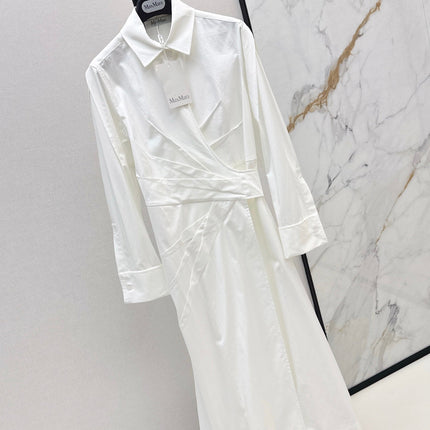 MAX MARA 25S LUXURY PLEATED MAXI DRESS 228
