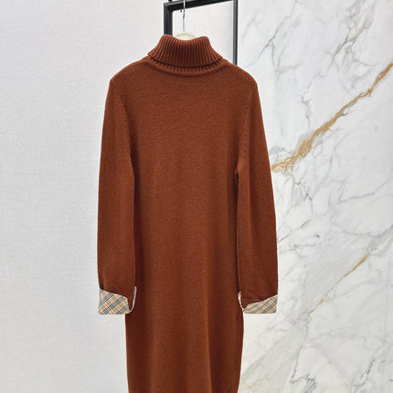 BURBERRY 26S TURTLENECK KNIT DRESS 420