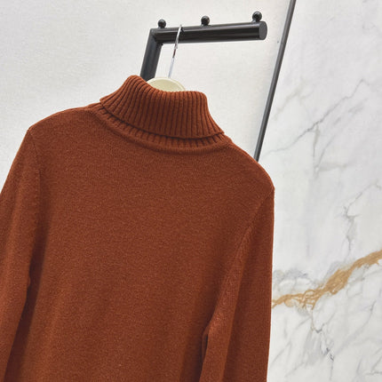 BURBERRY 26S TURTLENECK KNIT DRESS 420